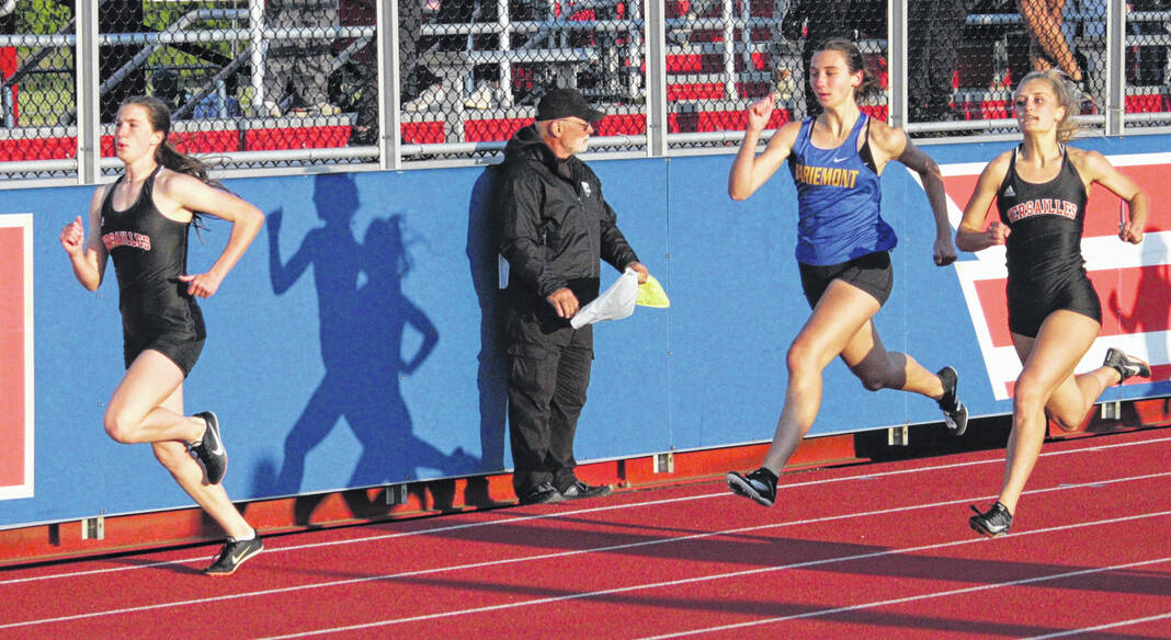 Greenville Versailles Girls Track Compete In Track And Field Regionals