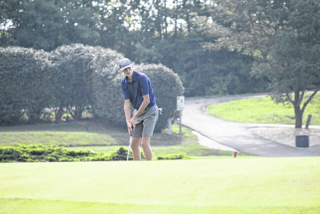 TriVillage boys golf wins close match over Franklin Monroe Daily